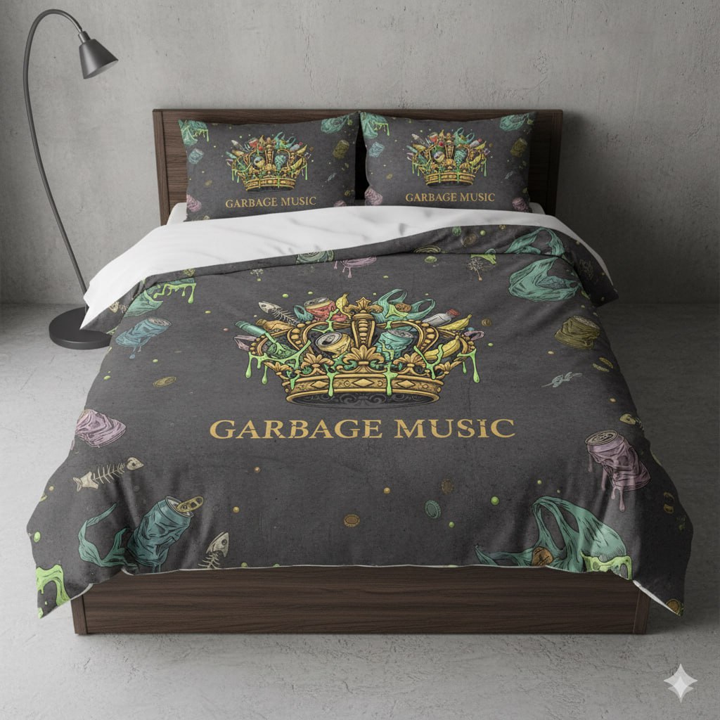 Постельное бельё "Garbage Music"